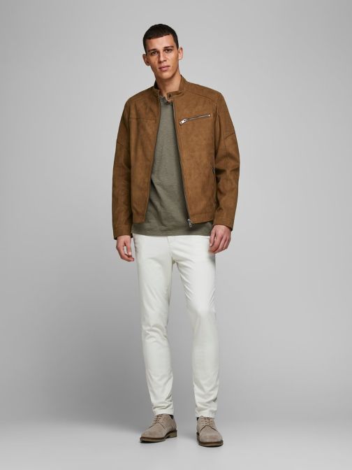 FAUX LEATHER JACKET