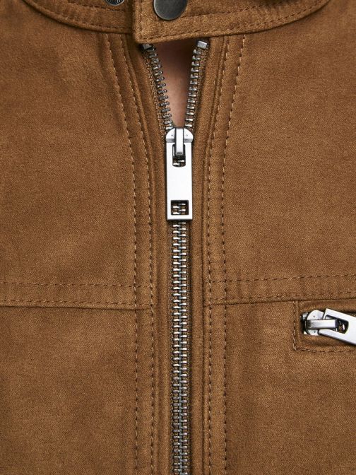 FAUX LEATHER JACKET