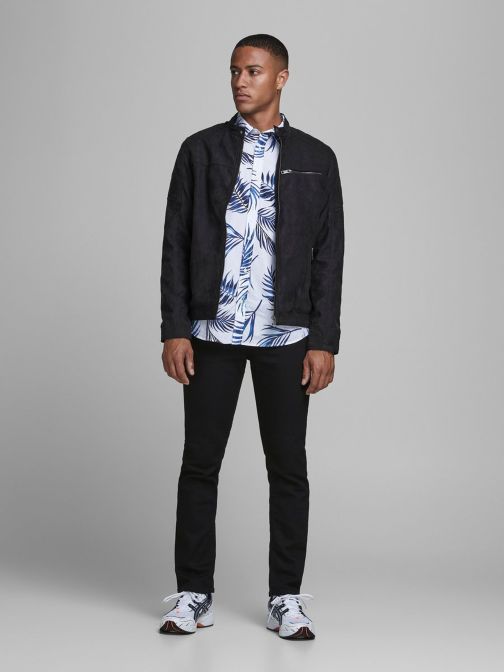 FAUX LEATHER JACKET