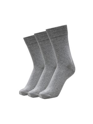 SHD3-PACK COTTON SOCK NOOS Grey 16053058