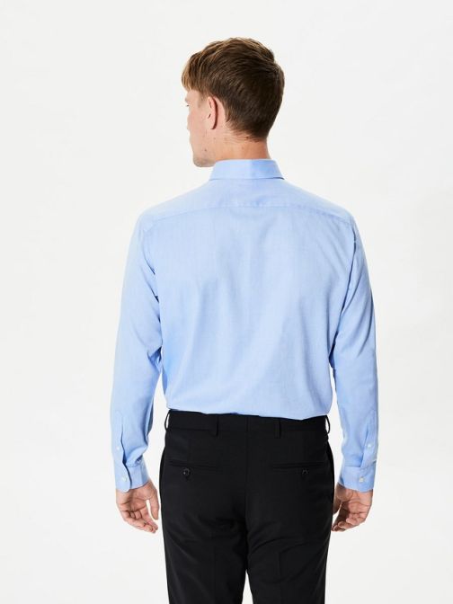 SHDONENEW-MARK SHIRT LS NOOS Light Blue