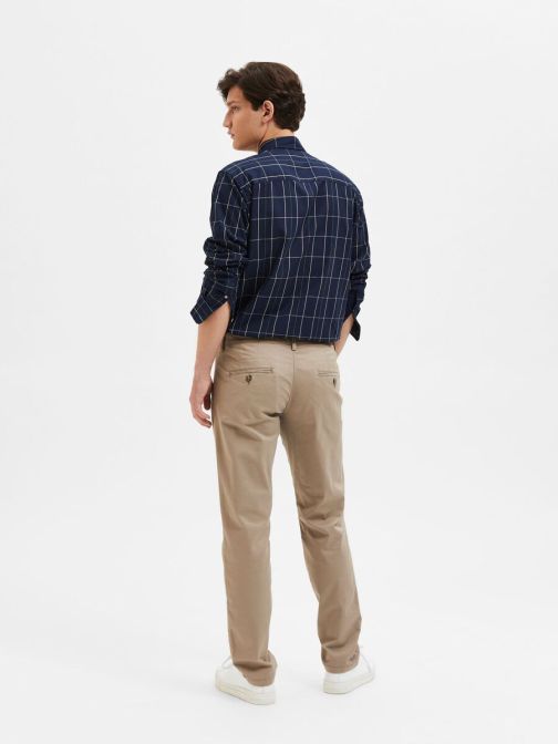 SLIM FIT CHINO TROUSERS