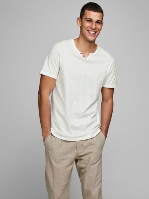 SPLIT NECK T-SHIRT 12164972