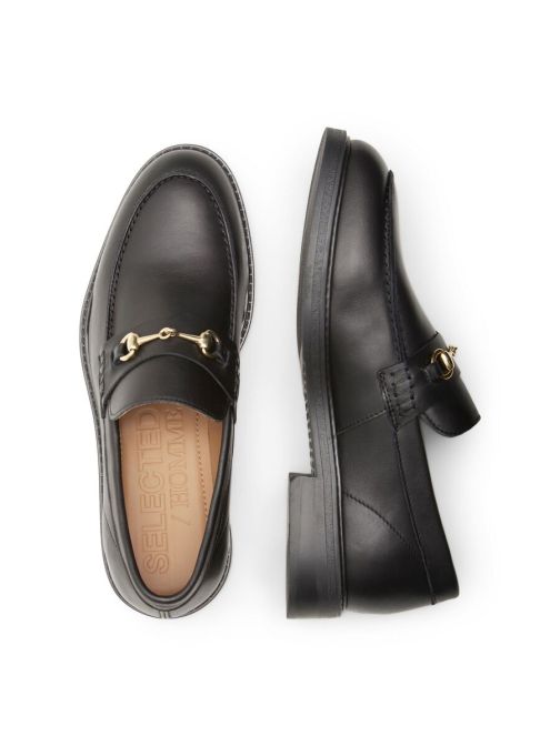 LEATHER HORSEBIT LOAFER