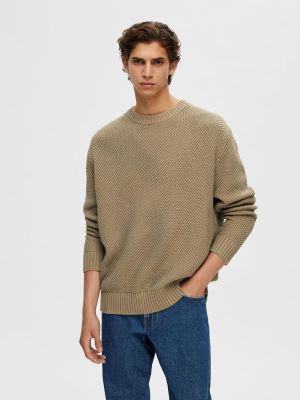 LONG-SLEEVED KNITTED PULLOVER 16090705