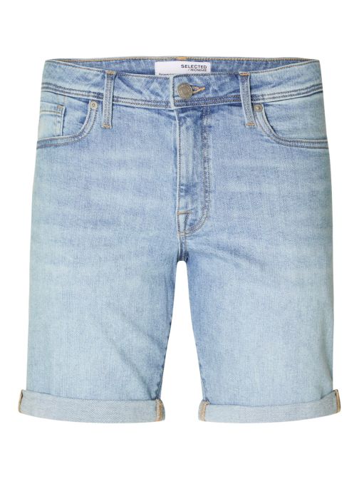 SLIM FIT DENIM SHORTS