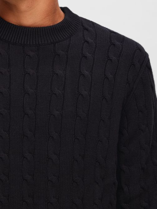 STRUCTURE KNITTED PULLOVER