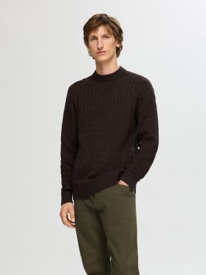 STRUCTURE KNITTED PULLOVER 16087876