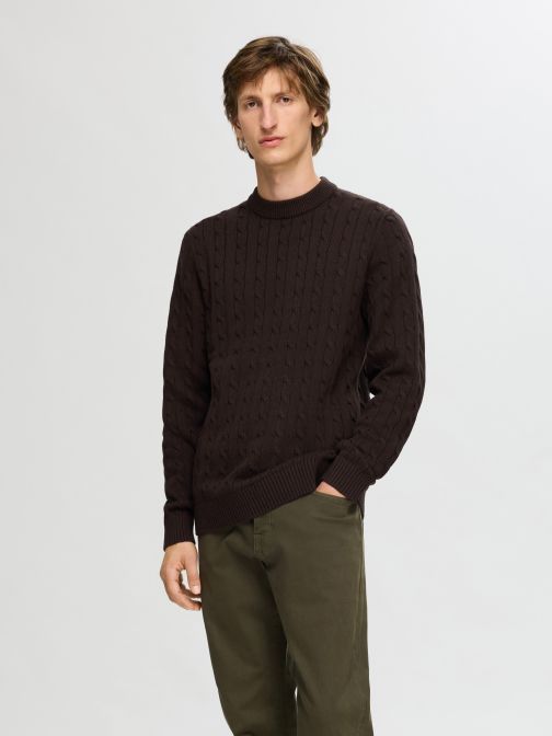 STRUCTURE KNITTED PULLOVER