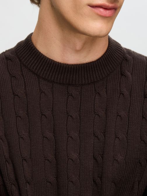 STRUCTURE KNITTED PULLOVER