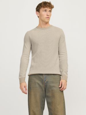 KNITTED COTTON PULLOVER 12258139