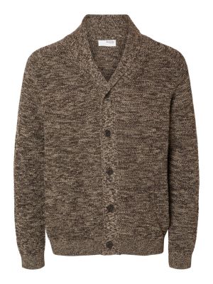 KNITTED COTTON CARDIGAN 16094272