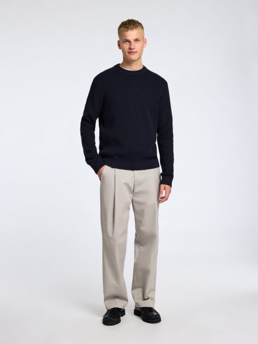 ORGANIC COTTON KNITTED PULLOVER