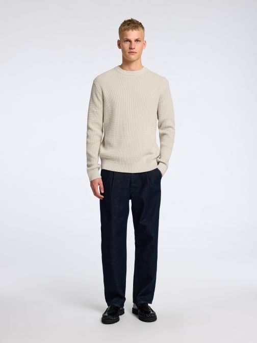 ORGANIC COTTON KNITTED PULLOVER
