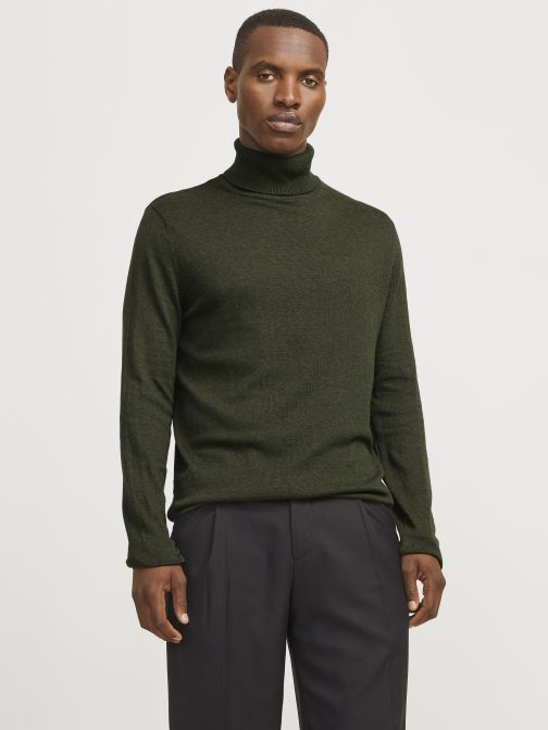 KNITTED ROLL NECK PULLOVER