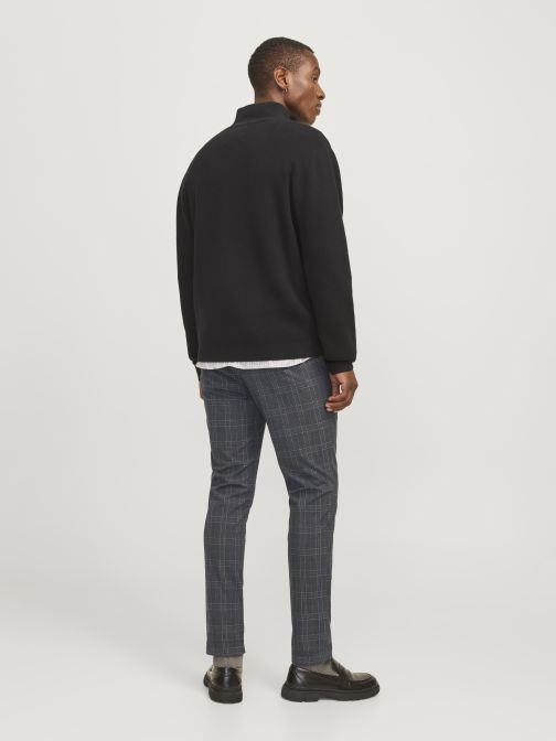 SLIM FIT KOCKÁS CHINO NADRÁG 