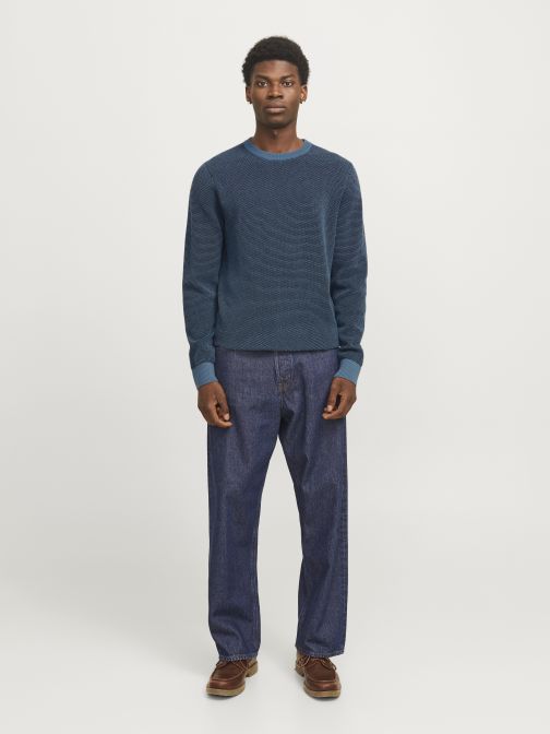 KNITTED COTTON PULLOVER