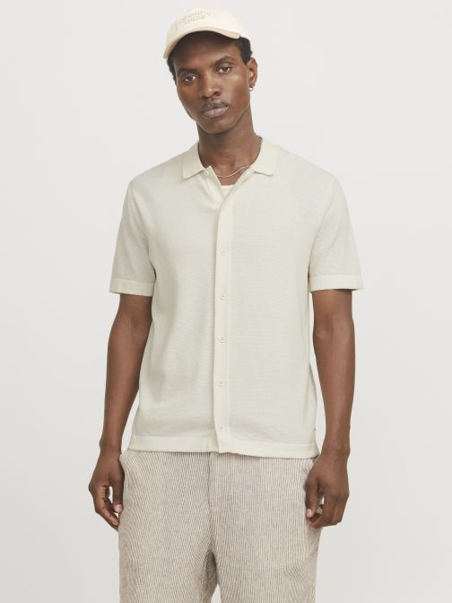 STRUCTURED KNITTED SHIRT