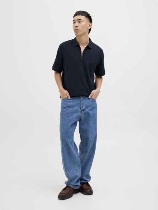 ZIPPED POLO SHIRT