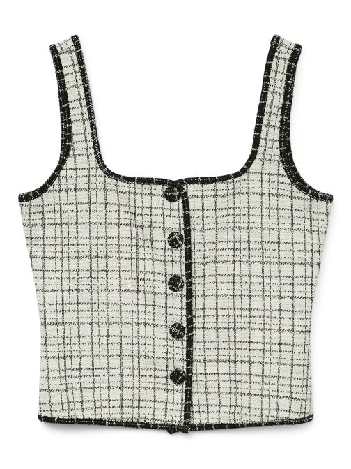 SZÖGLETES NYAKÚ TOP 