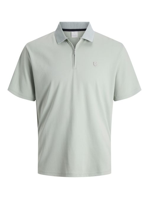 ZIPPED POLO SHIRT