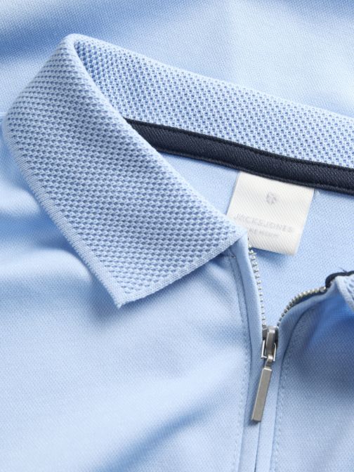 ZIPPED POLO SHIRT