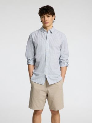 STRIPED SLIM FIT SHIRT 16079056