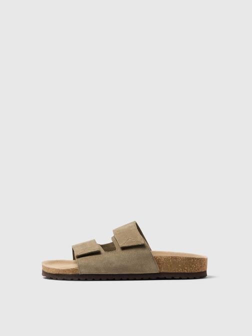SUEDE STRAP SLIDER