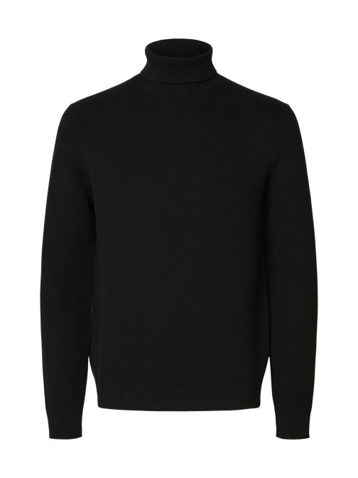 KNITTED ROLL NECK PULLOVER