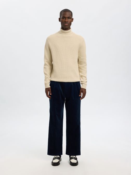 KNITTED ROLL NECK PULLOVER