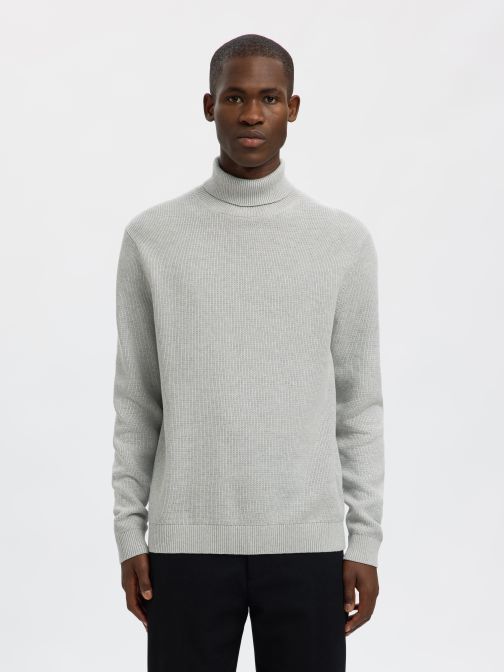 KNITTED ROLL NECK PULLOVER