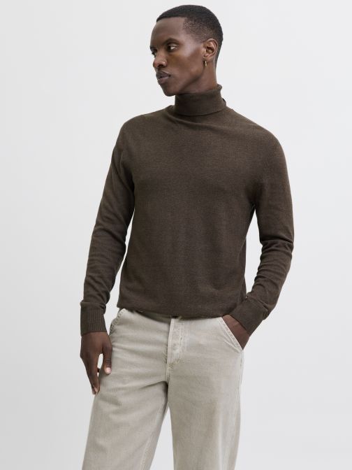 KNITTED ROLL NECK PULLOVER