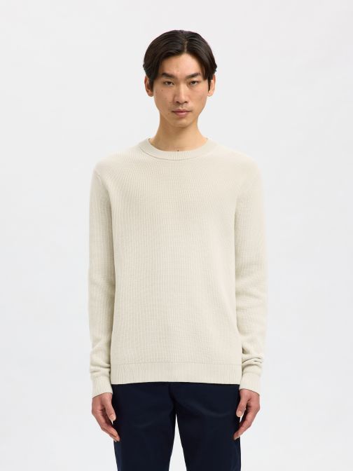 ORGANIC COTTON KNITTED PULLOVER