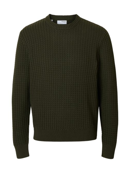 STRUCTURED KNITTED PULLOVER