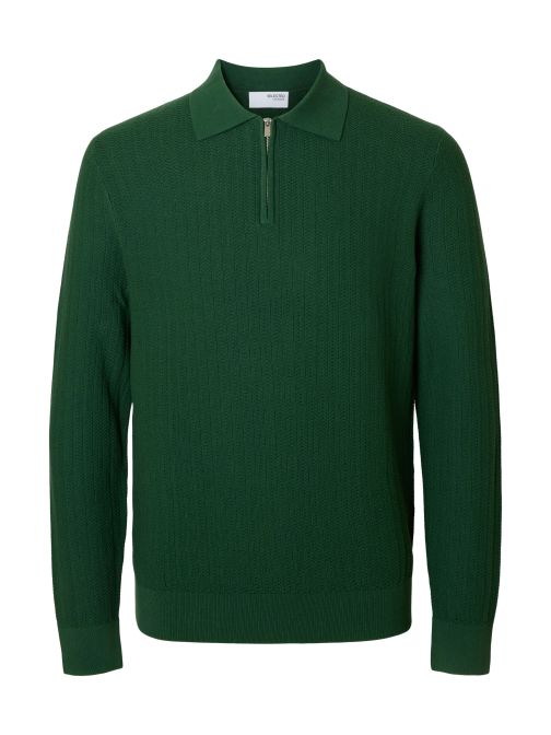 HALF KNITTED PULLOVER