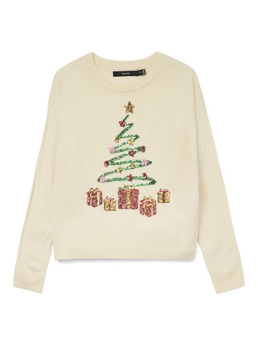 ÜNNEPI MINTÁS KÖTÖTT PULÓVER 