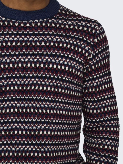 STRUKTÚRÁLT KÖTÖTT PULÓVER 