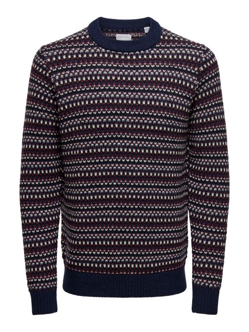 STRUKTÚRÁLT KÖTÖTT PULÓVER 