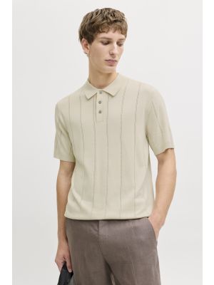 STRUCTURED KNITTED POLO SHIRT 12291042