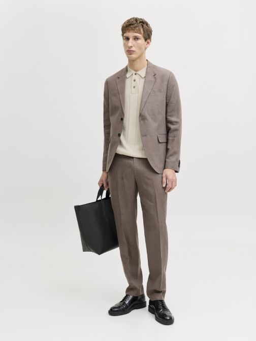 STRUCTURED KNITTED POLO SHIRT