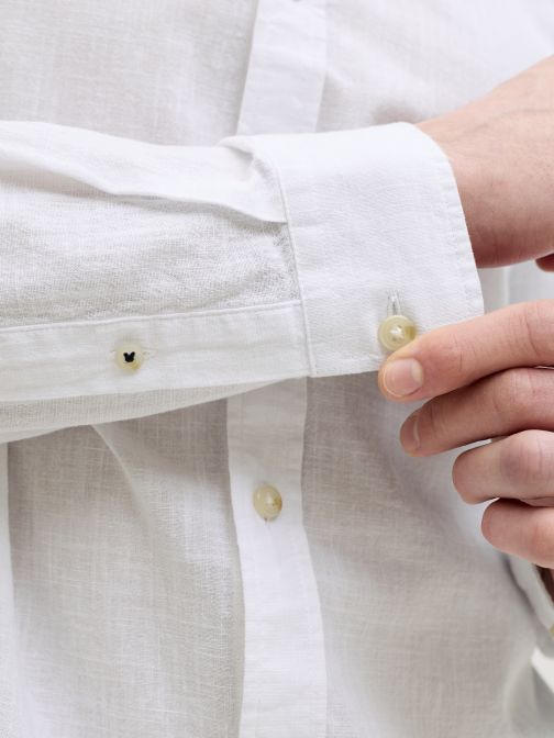 REGULAR FIT LENVÁSZON ING