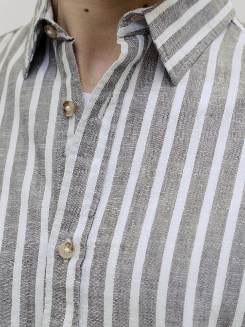 REGULAR FIT LENVÁSZON ING