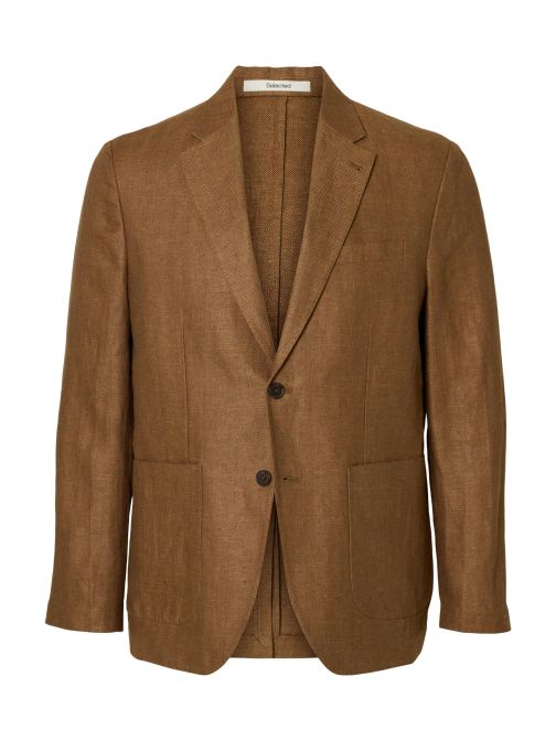 REGULAR FIT LINEN SPORT BLAZER