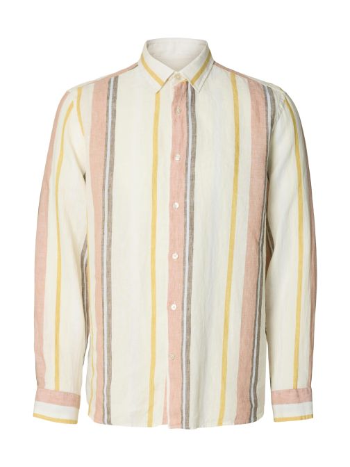 STRIPED LINEN SHIRT
