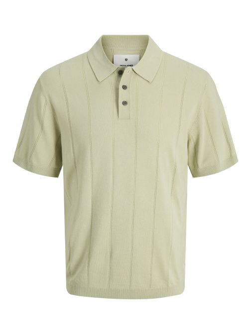STRUCTURED KNITTED POLO SHIRT