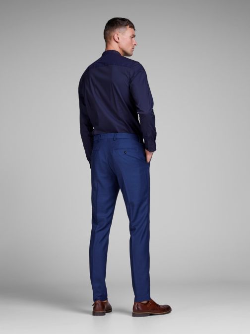 SLIM FIT SUIT TROUSERS