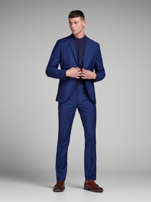 SLIM FIT SUIT TROUSERS