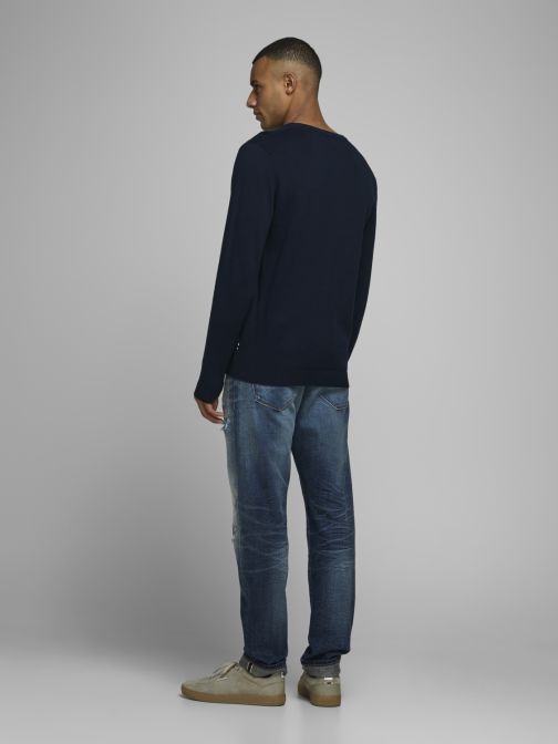 V-NECK KNITTED PULLOVER