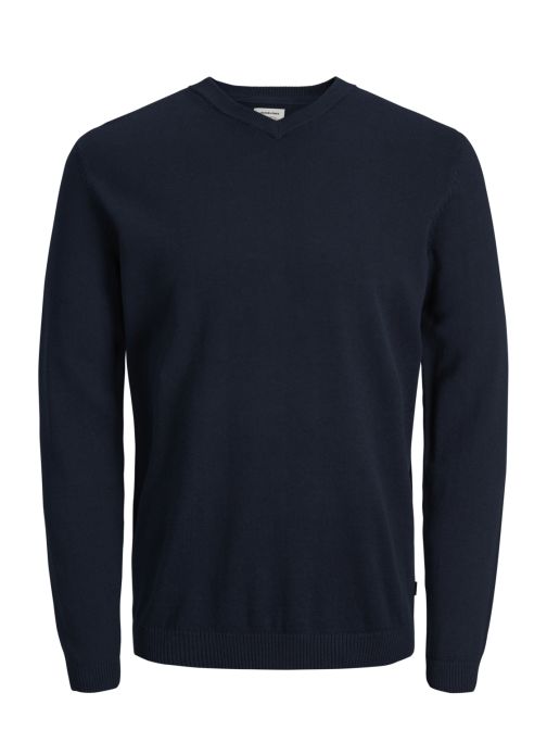 V-NECK KNITTED PULLOVER