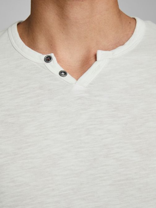 SPLIT NECK T-SHIRT